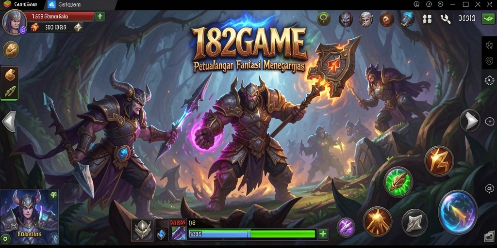 Tampilan gameplay 182GAME yang mendebarkan dan menantang.