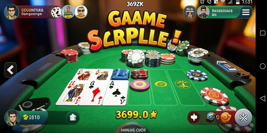 Tampilan gameplay Gaple yang seru dan interaktif.