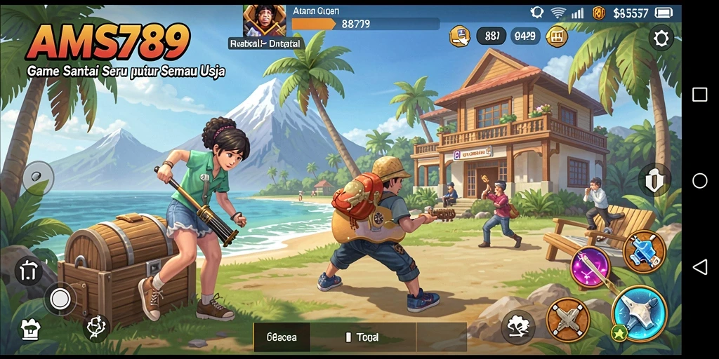 Screenshot utama AMS789 menampilkan gameplay seru dan menarik.