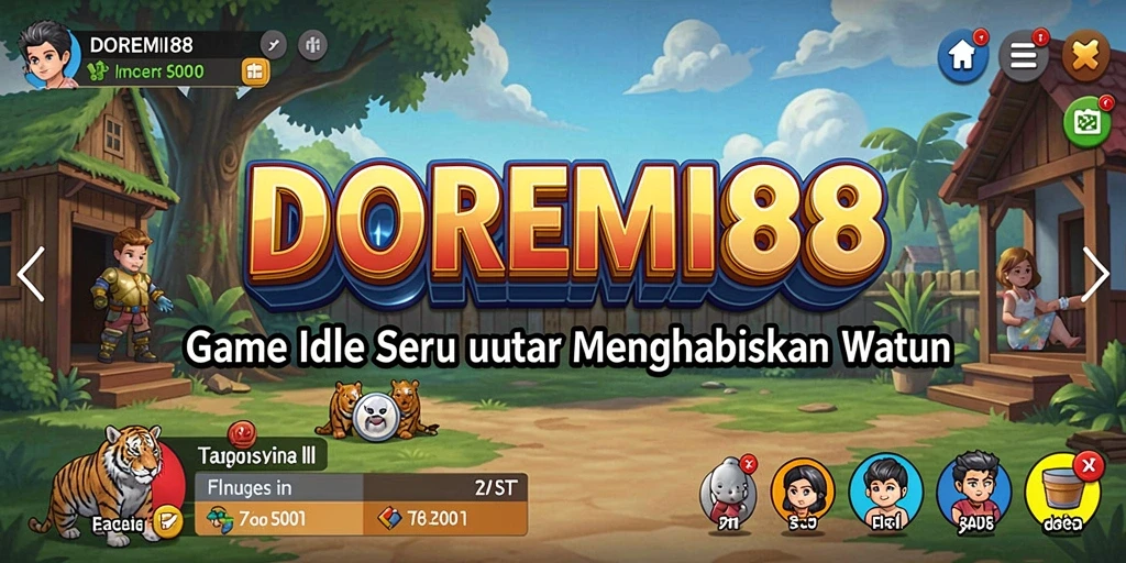 Tampilan gameplay <strong>DOREMI88</strong> yang menggembirakan dan interaktif.