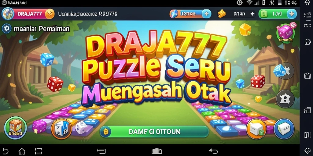 Gameplay seru dalam DRAJA777 dengan tantangan Puzzle.