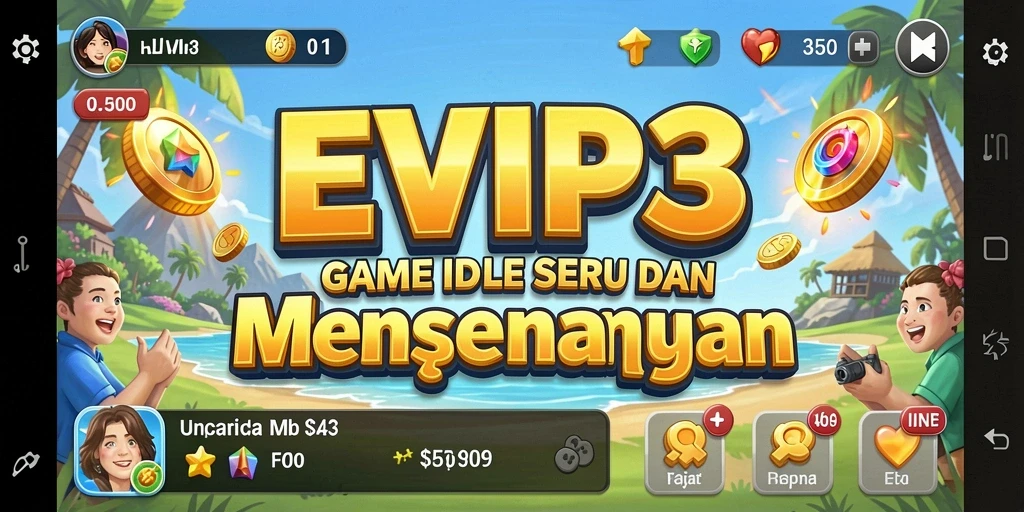 Tampilan gameplay EVIP3 yang menarik dan interaktif.
