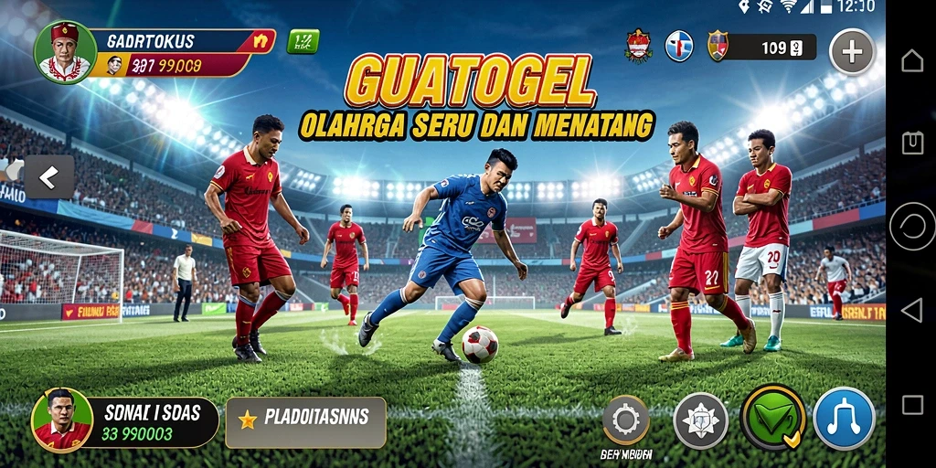 Screenshot menampilkan gameplay GUATOGEL yang seru dan kompetitif.