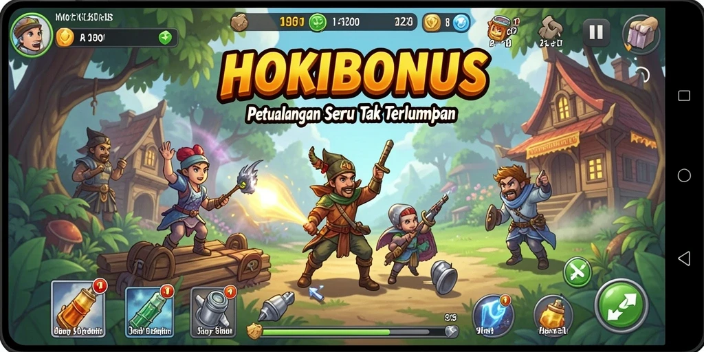 Tampilan gameplay HOKIBONUS yang menakjubkan dalam petualangan seru.