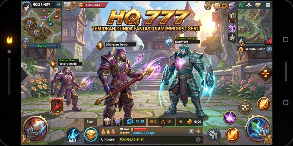 Gameplay HQ777 yang menakjubkan dalam dunia petualangan MMORPG.