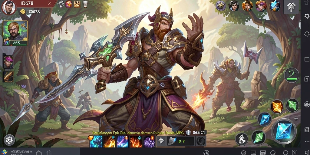 Tangkapan layar gameplay ARPG yang menegangkan dan memukau.