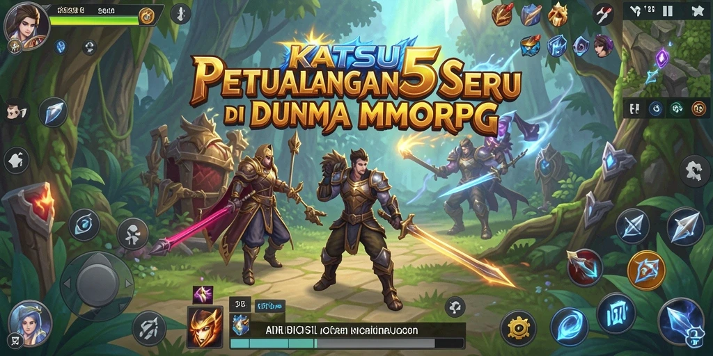 Screenshot gameplay KATSU5 menampilkan aksi seru dan grafis menawan.