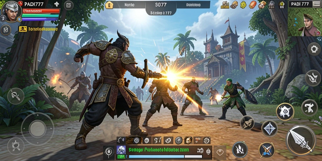 Tampilan menarik dari gameplay PADI777 yang menantang.