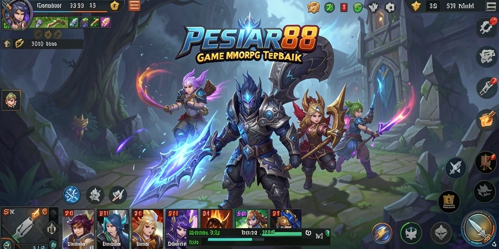 Screenshot gameplay <strong>PESIAR88</strong> yang menunjukkan aksi pertempuran seru.