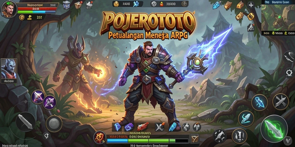 Tangkapan layar menunjukkan karakter beraksi dalam pertarungan ARPG yang mendebarkan.