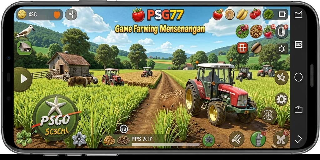 Gameplay bertani seru di PSG77 dengan grafik menarik.
