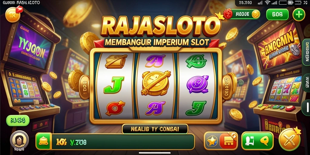 Tampilan menarik gameplay RAJASLOTO yang menantang.