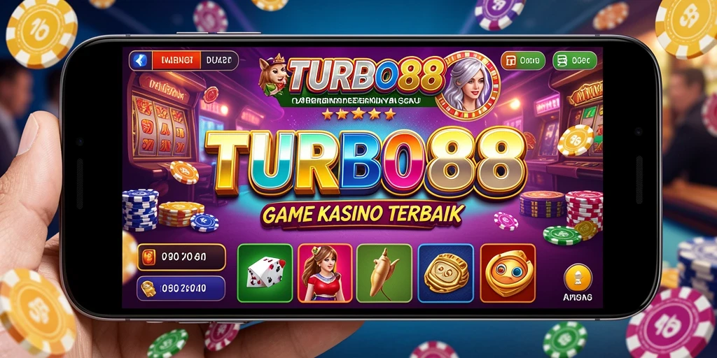 Tangkapan layar utama TURBO88 menampilkan gameplay Kasino yang mendebarkan.
